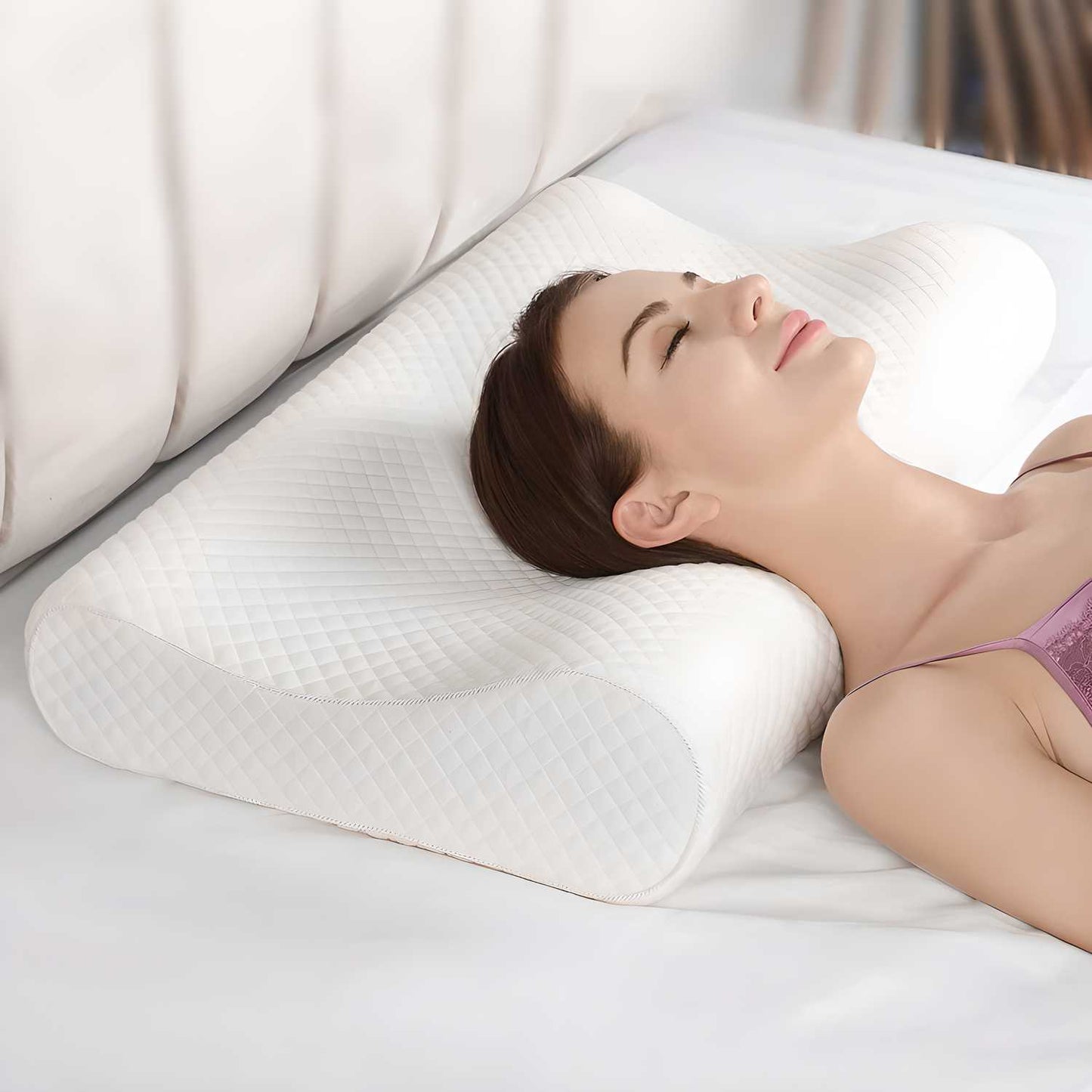 Orthopedic Pillow Neck Slider Pillow for Neck and Shoulder Pain Relief